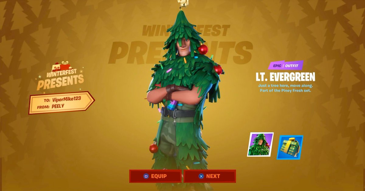 Que os a parecido el regalo de hoy🎄🎁
Si aun no te sale Comparte y veras la diferencia 🎊
#fortnite2 
#fortnite #FortniteBR #FortniteCreative #fortnitevbucks #FortniteWorldCup #FortniteClips #Fortniteclan  #FortniteArt
#fortniteshop #fortniteskins
#fortnitetrade <a href="/royaleretweet/">Royale Retweet</a>