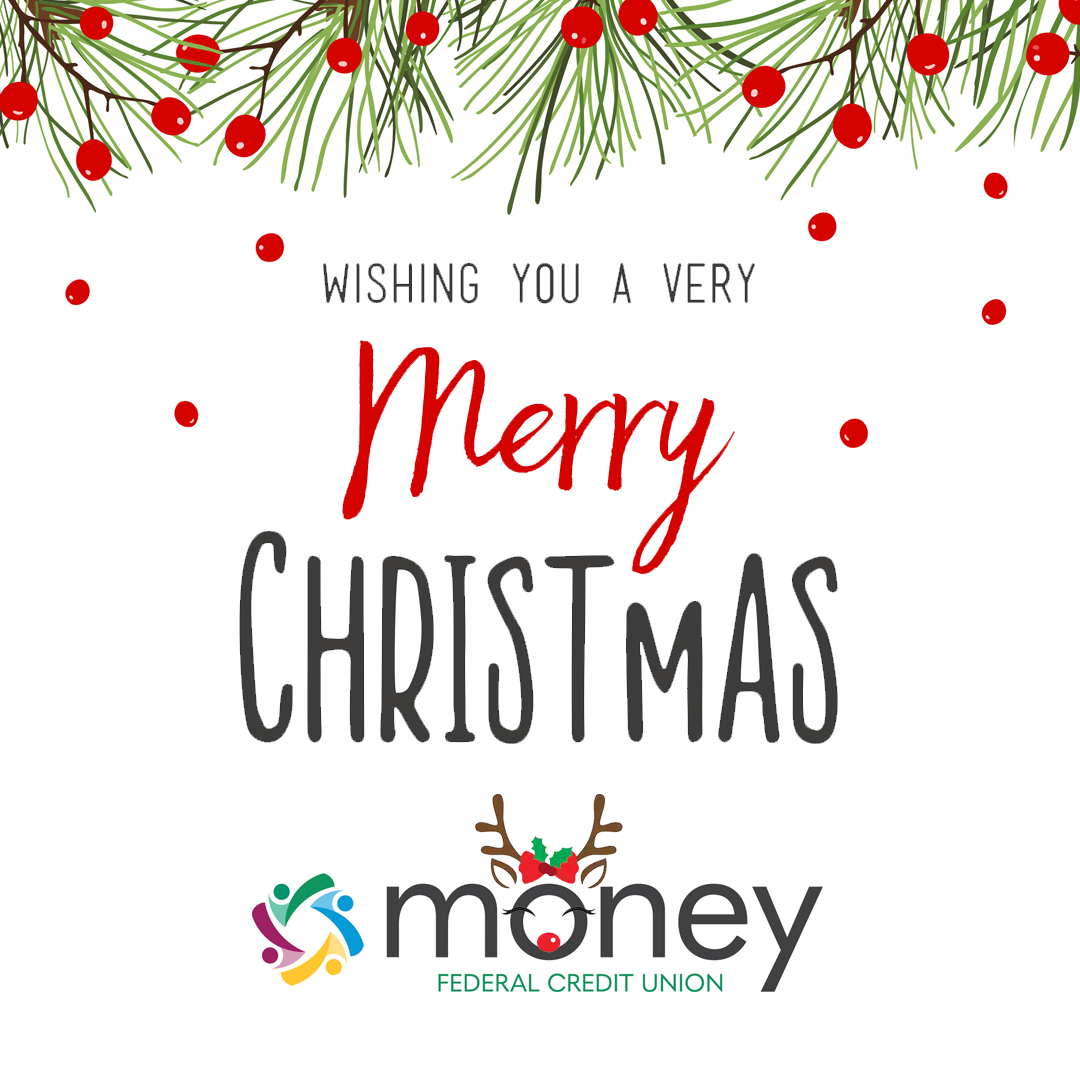 moneyfcu's tweet photo. ❤️💚❤️💚❤️💚❤️💚
The Credit Union is now closed for the holiday. We wish you and your family a very Merry Christmas. Our office will re-open on Thursday, December 26th at 9AM. https://t.co/QaVWWznBnw