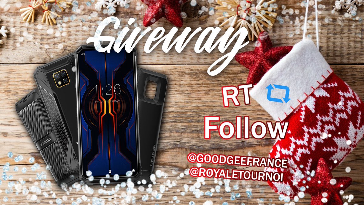 RoyaleTournoi's tweet image. #CONCOURS DE #NOEL 🌲 

Gagne un SMARTPHONE A 500€ ET SES GADGETS ! 😍

Pour participer :
-#RT ce tweet
-FOLLOW @RoyaleTournoi et @DoogeeFrance_ 

- Mentionne un pote en commentaire

Tirage le 1er Janvier 2020🍀
