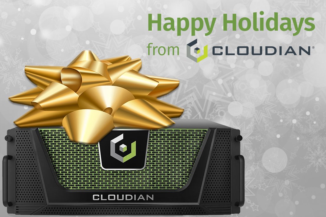 CloudianStorage's tweet photo. #HappyHolidays to you! May your celebrations be merry and bright. https://t.co/6MkddQGbaQ