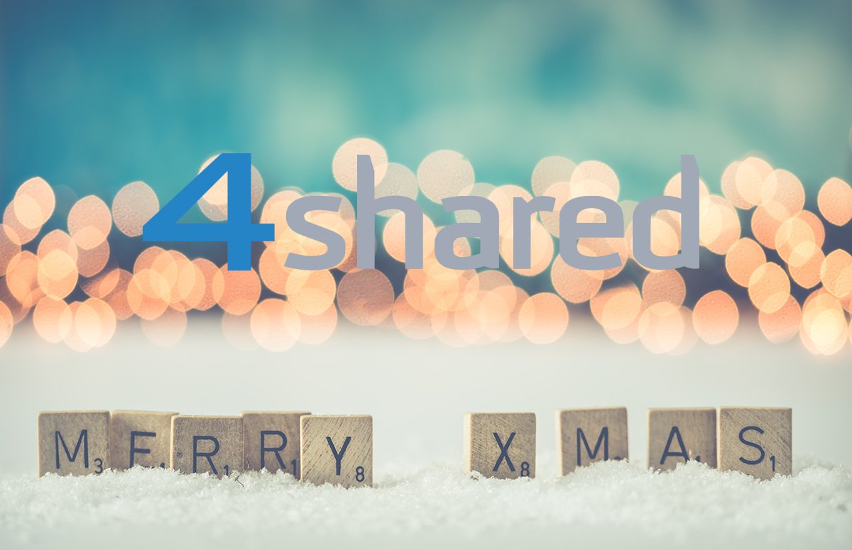 The 4shared team wishes you a Merry Christmas! 🎀 
#4shared #MerryChristmas
