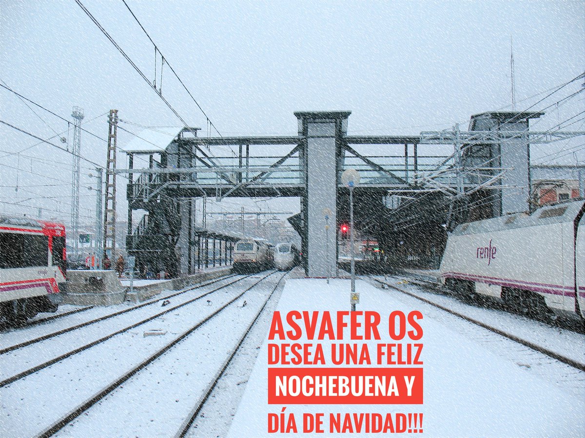 asvafer's tweet photo. Desde la Asociación Vallisoletana de Amigos del Ferrocarril (@asvafer) os deseamos que paséis una feliz Nochebuena y día de Navidad!!! @Renfe @Adif_es @AyuntamientoVLL
@Dip_Va @jcyl @ffe_es #asvafer #renfe #adif #ferrocarrilesdelduero https://t.co/aRJlETTGWS