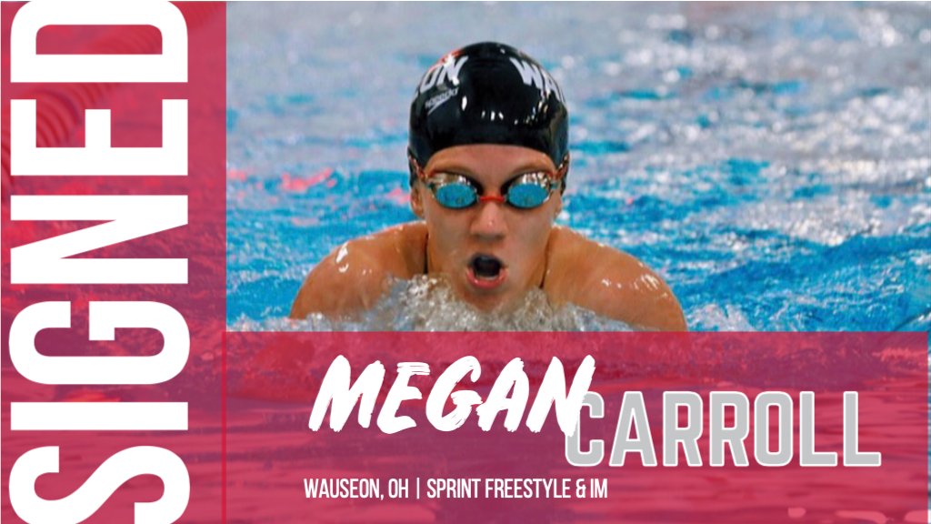 iwuswimming's tweet photo. Just in time for Christmas! Another addition to the class of 2024 for #IWUSwimming  Welcome, Megan! https://t.co/b79bimKLSU