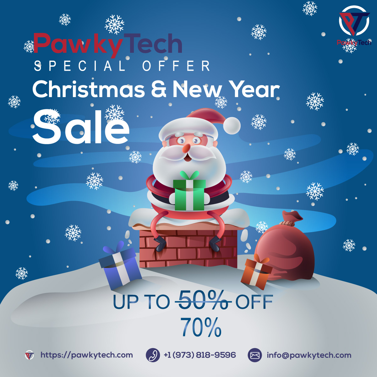 PawkyTech's tweet image. Happy #Merry_Christmas and a happy and healthy #New_Year-2020! 

#webdesign #webdevelopment #softwaredevelopment #appdevelopment #graphicsdesign
