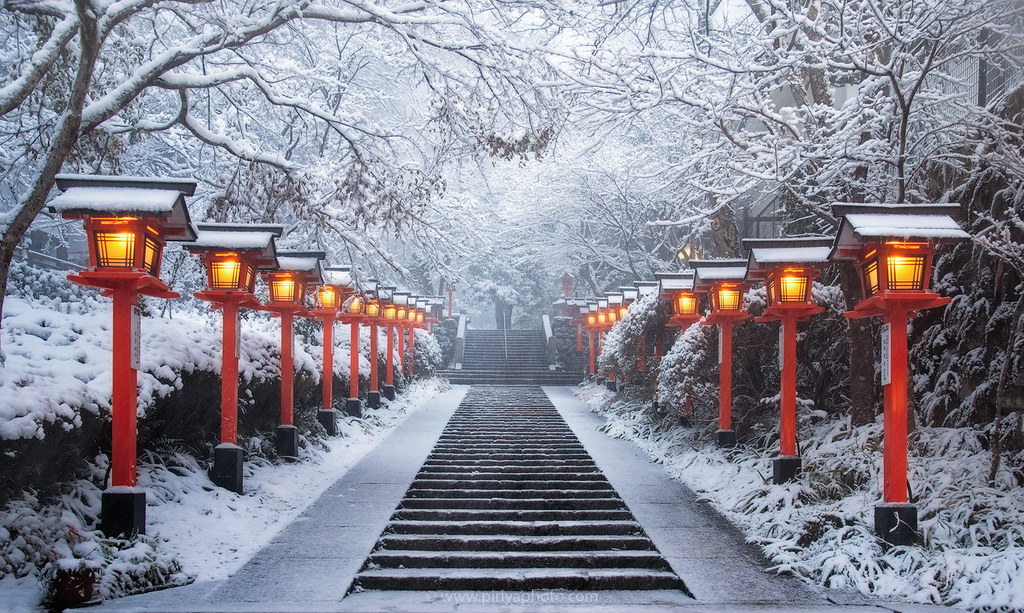 Winter in Japan.