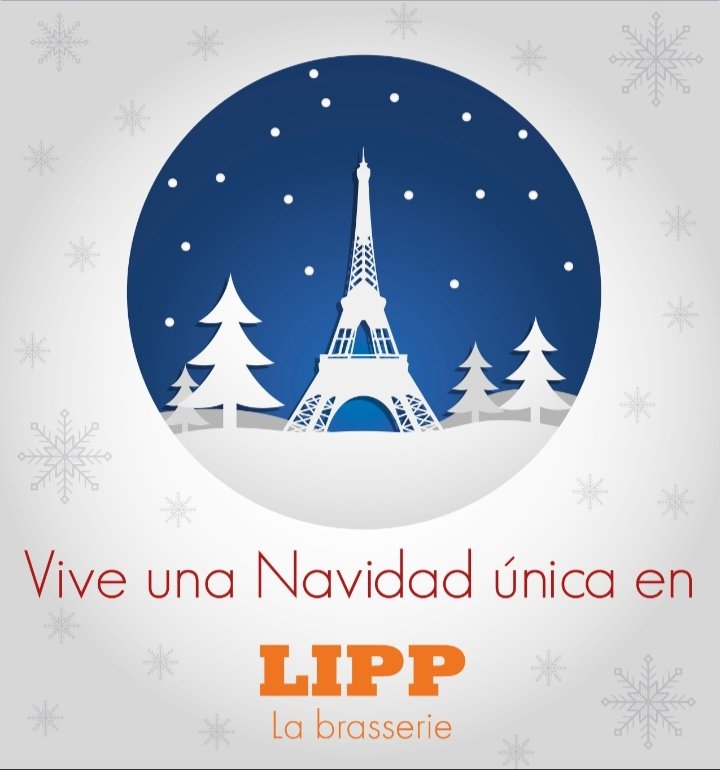 LippMx's tweet photo. Hoy vive una navidad única en Lipp La brasserie https://t.co/l6OWYCQmQZ