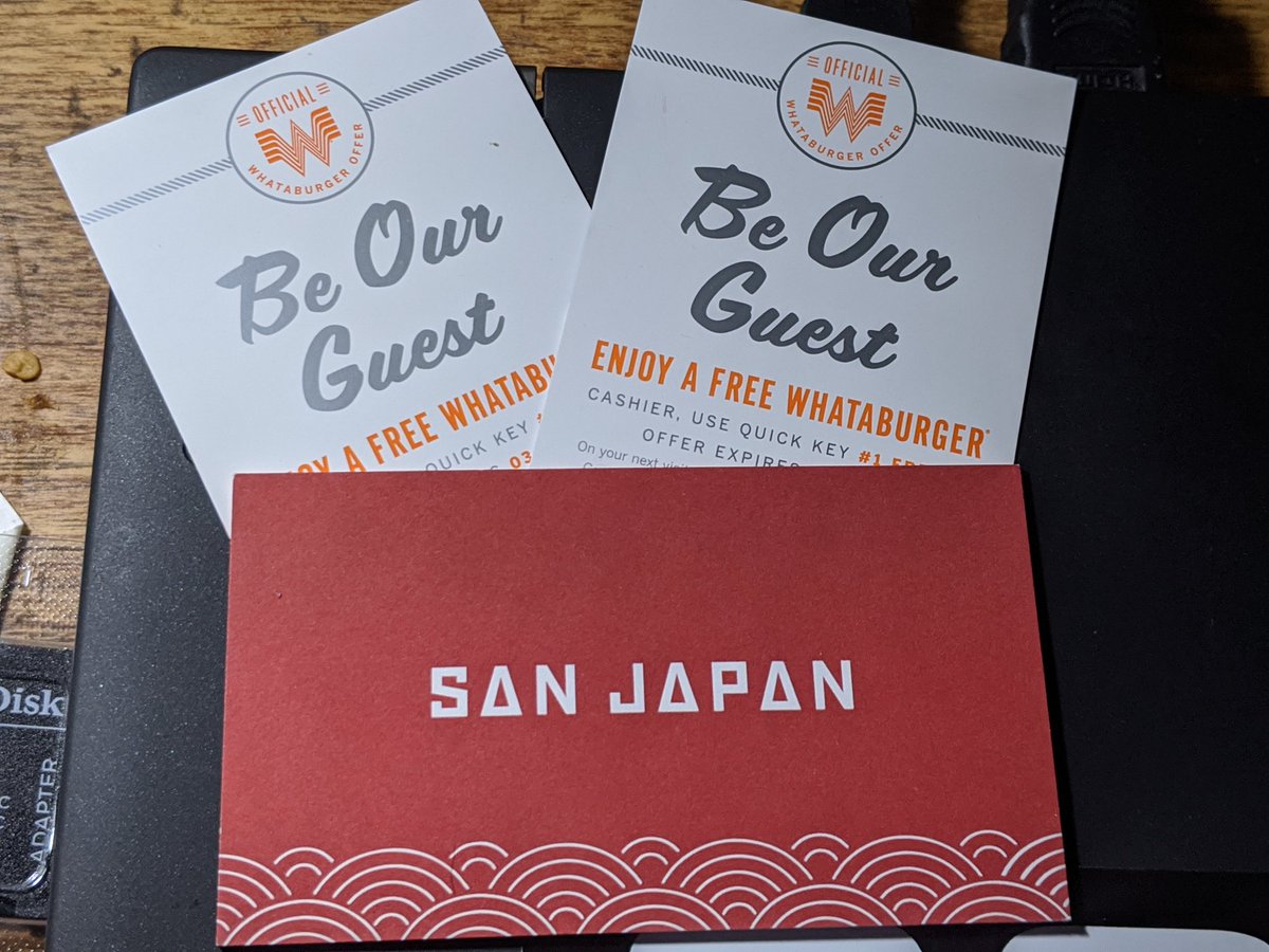 SanJapan's tweet photo. This Christmas Eve we are giving away free Whataburger! One person will win a coupon for two free Whatburger burgers. Winner will be selected on Christmas Day.
Retweet for a chance to win.

Winner must be following @sanjapan.

#sanjapan #sanjapan13 https://t.co/DshdGx1y3m