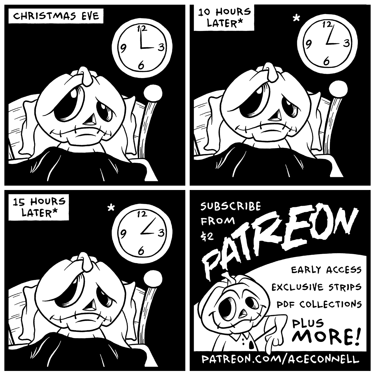 tikipopink's tweet photo. Christmas Eve is officially the longest night ever!
​
​ ​ #funnycomic #webcomic #webcomics #webcomicartist #jackofallgrades #artist #funnycomics #comedy #funnycomicstrips #funnycomicstrip #comicstrip #comicstrips #comedycomic #spookycomic #jackolantern #christmas #christmaseve https://t.co/MAsQIJx3Cm