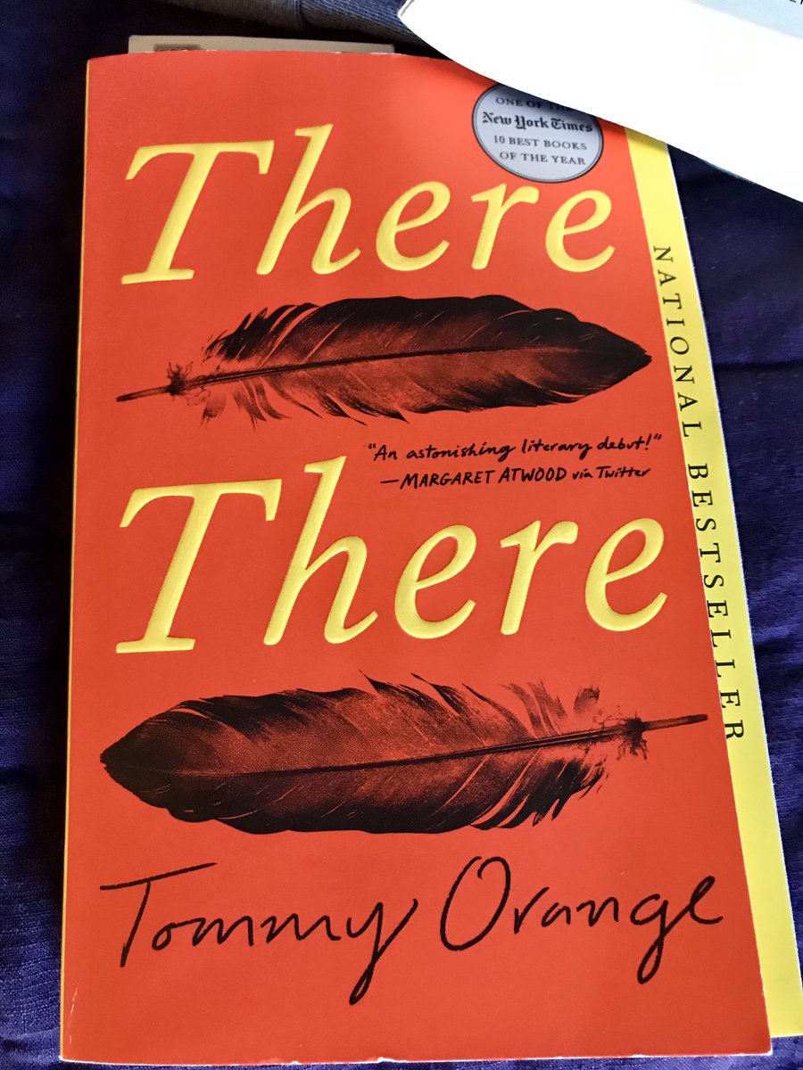 KLong007's tweet image. I am loving my first book of winter break, “ THERE THERE “ by Tommy Orange!  Fantastic writing and narrative structure #NativeLit @FCPSHayfieldSS #buildyourstack