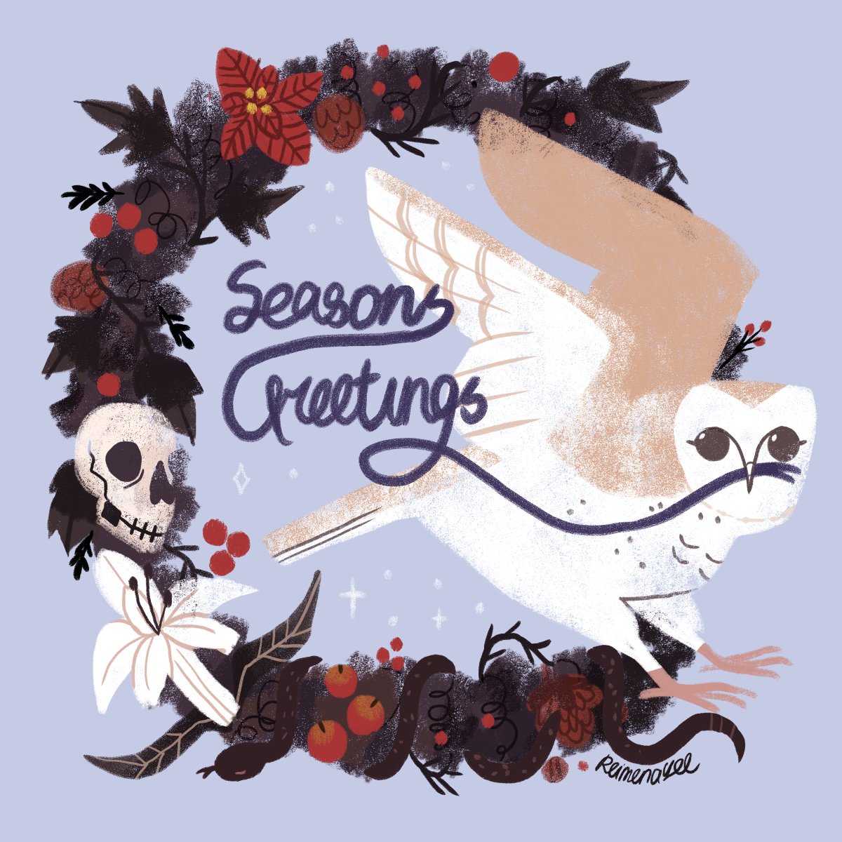 reimenayee's tweet photo. Season's Greetings. https://t.co/LzrfMG06X2