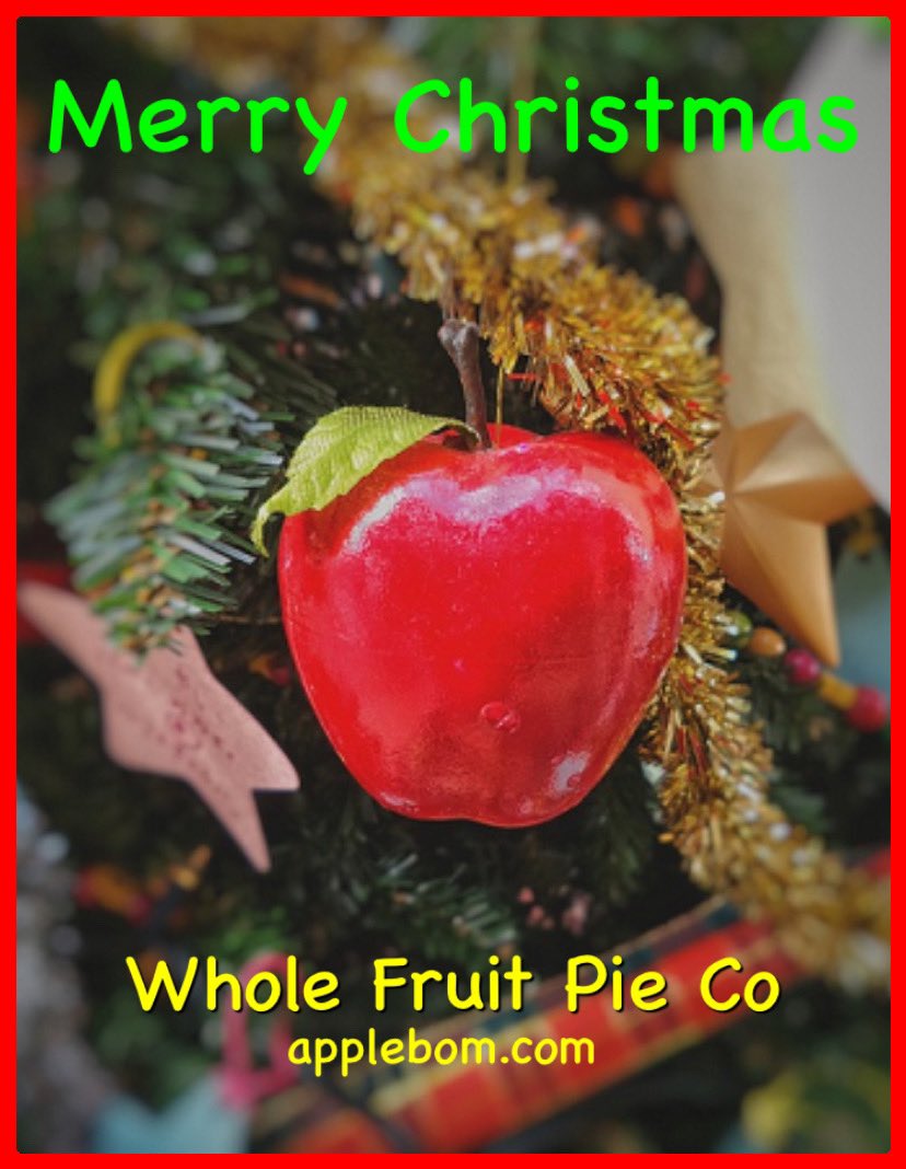 applebomb36's tweet photo. Merry Christmas from everyone @ Whole Fruit Pie Company
https://t.co/gYYoGoN3NK https://t.co/k6KgjJMrx6