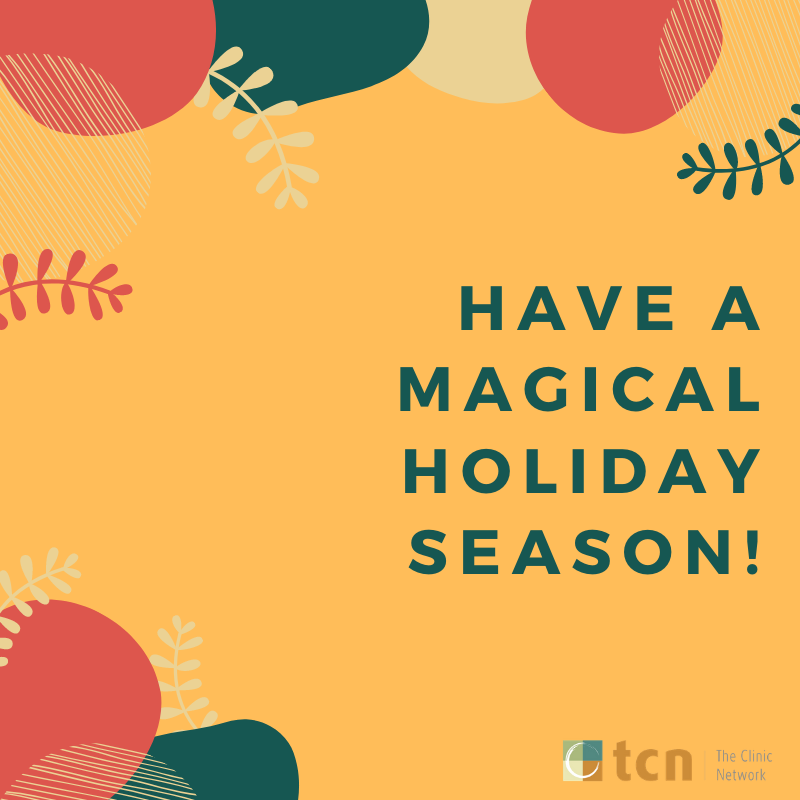Wishing you all a happy and healthy holiday season!
#happyholidays #TCNandyou