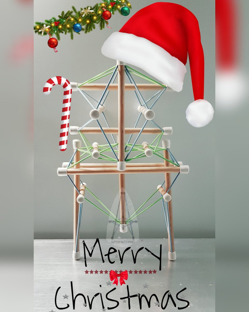 ArteFact_Pro's tweet photo. Desde ArtefactPro queremos desearos unas #Felices Fiestas !! Con enorme gratitud por este fenoménico 2019 os deseamos que tengáis una tensegrítica #Navidad 🤶🏼🌲🎅🏼 #tensegrity #biotensegrity #tensegritychristmas #Santaiscoming #fascia #fascianating #movimientolibre #artefactpro https://t.co/9KKnodqtch