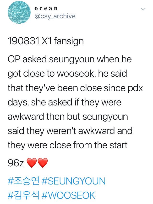 btw when asked if they remember each other before pdx101 wooseok and seungyoun gave some different answers (confusing af) so i compiled some translations