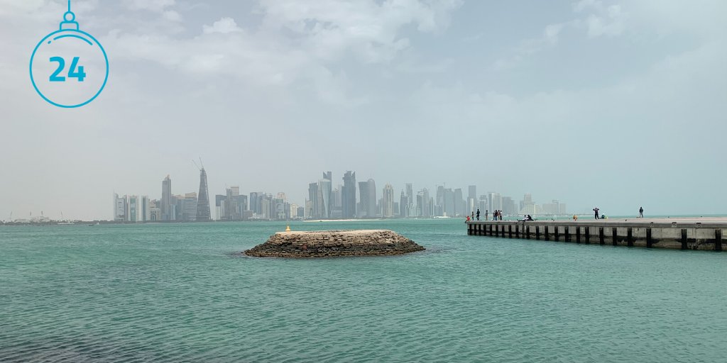 Over to Qatar for the 24th and final day of our STA Travel Advent Calendar tour 🇶🇦

A nice relaxing walk along the Doha Corniche sounds good right about now 💆‍♀️🚶‍♀️

#CountdownToChristmas