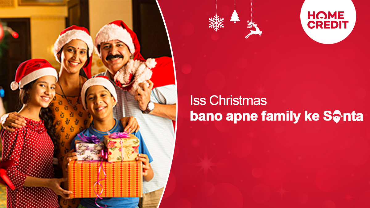 HomeCredit_In's tweet photo. Sirf Christmas par hi nahi, ab har roz milega mauka to be your family’s Santa.
0% Interest Rate aur Easy EMIs ke saath, ab poori karo apni family ki saari wishes aur needs easily.
Apply now: https://t.co/7rmc7Xodbs
#MerryChristmas #HomeCredit #ZeroPercentInterest #EasyEMI https://t.co/4L1hyNmZaU