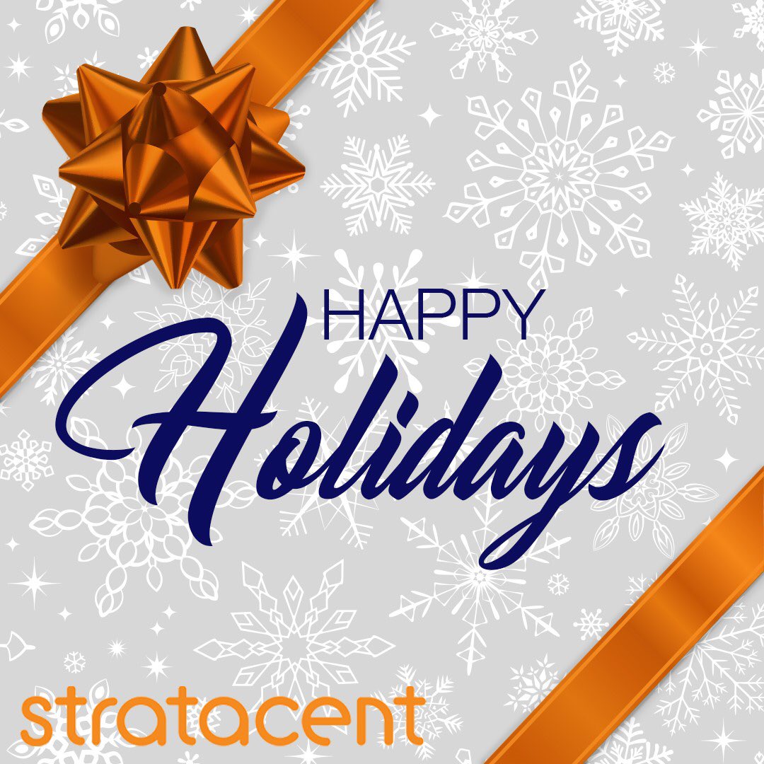 Happy Holidays &amp; best wishes from the Stratacent Team!
