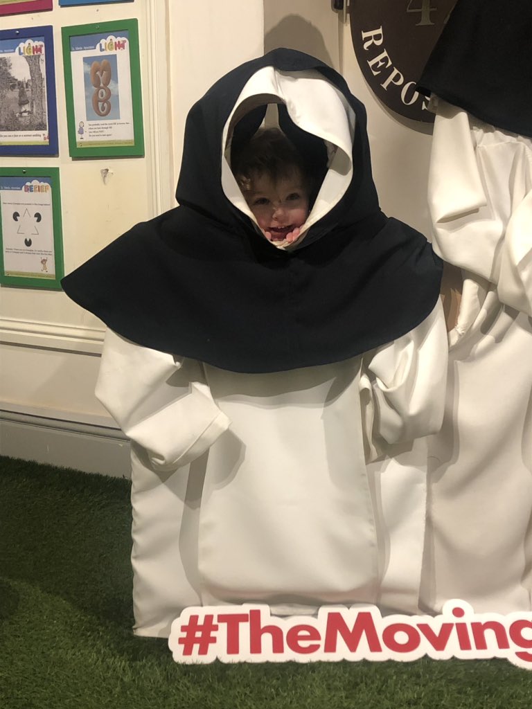 aquestingvole's tweet photo. Brought the Kinchlets to the #movingcrib.  Really lovely, the kids loved it and recognised some of their favourites.  Bear can be seen poking the lions in the Lions Den while the LadyBaby is admiring the Ark. well done @StMartinDublin. https://t.co/CNDeeIrZNC