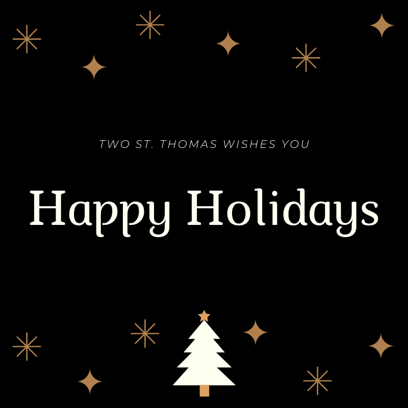 TwoStThomas's tweet photo. Wishing you a joyous holiday season. https://t.co/VPNJVGy8PK