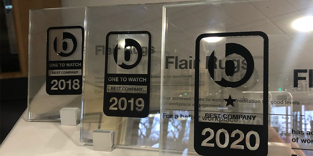 FlairRugs's tweet photo. The best early Christmas present!🎁  We are proud to announce that we are one of the 2020 Best Company's to work for! https://t.co/GPQatLZDXB