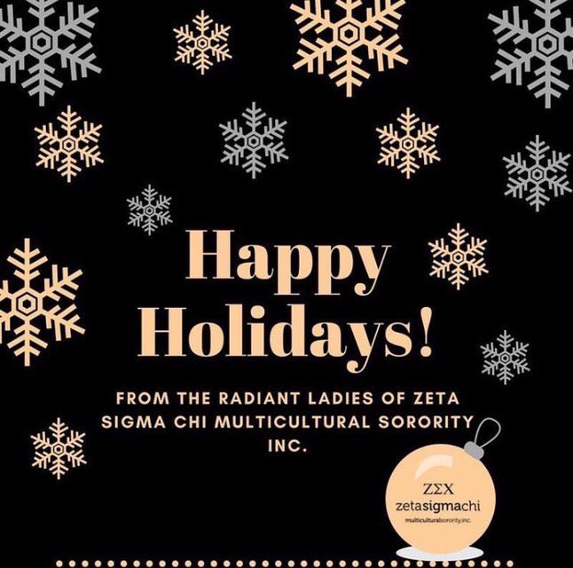 ou_zchis's tweet photo. Happy Holidays from the Radiant LadieZ of Zeta Sigma Chi Multicultural Sorority, Inc. #zetasigmachi #multiculturalgreeks #holidays #hanukkah #christmas #kwanza #multiculturalsorority #oaklanduniversity #thisisOU #diversity #inclusion #radiance https://t.co/C37Oh3zfeU