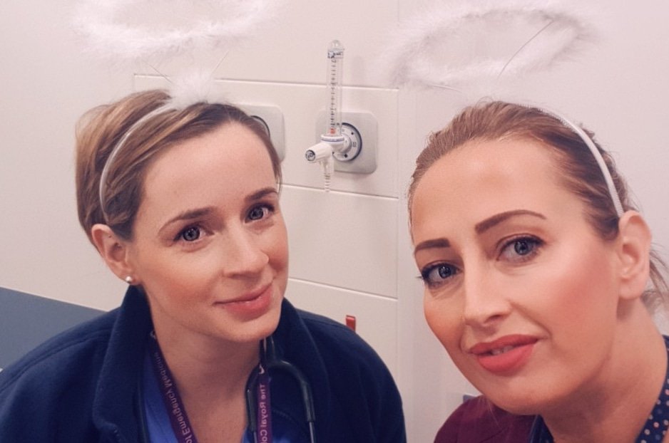 MajorTraumaSN's tweet photo. NHS Angels. #NHSChristmas #NHS #Christmas #accidentandemergency @Airedale_ED https://t.co/n5SSOPJv4h