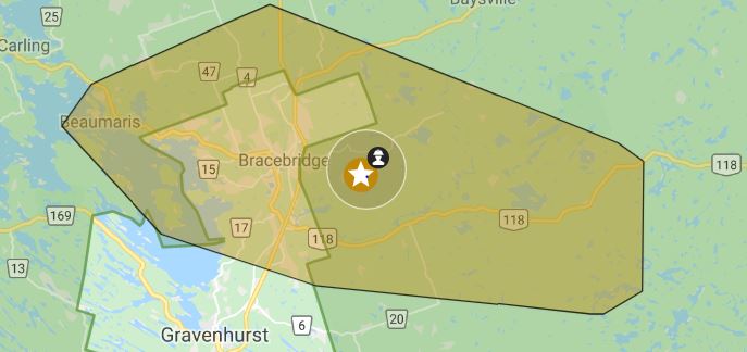 Muskoka411 News On Twitter Hydro One Power Outage Reported In The Bracebridge Area Affecting 2605 People Restore Time 5 15 Pm Dec 24th No Cause Posted Https T Co Msot8bsv5n