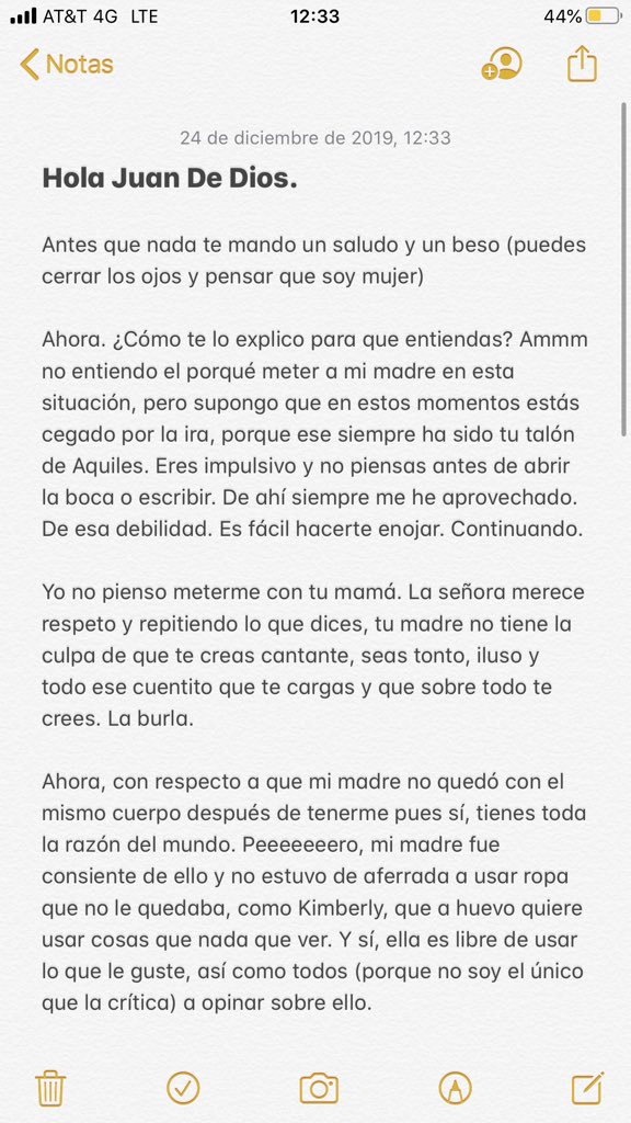 ZYTJavier's tweet photo. Aquí mi respuesta, @Juandedios_P ☺️ https://t.co/mKAHLE5FK3