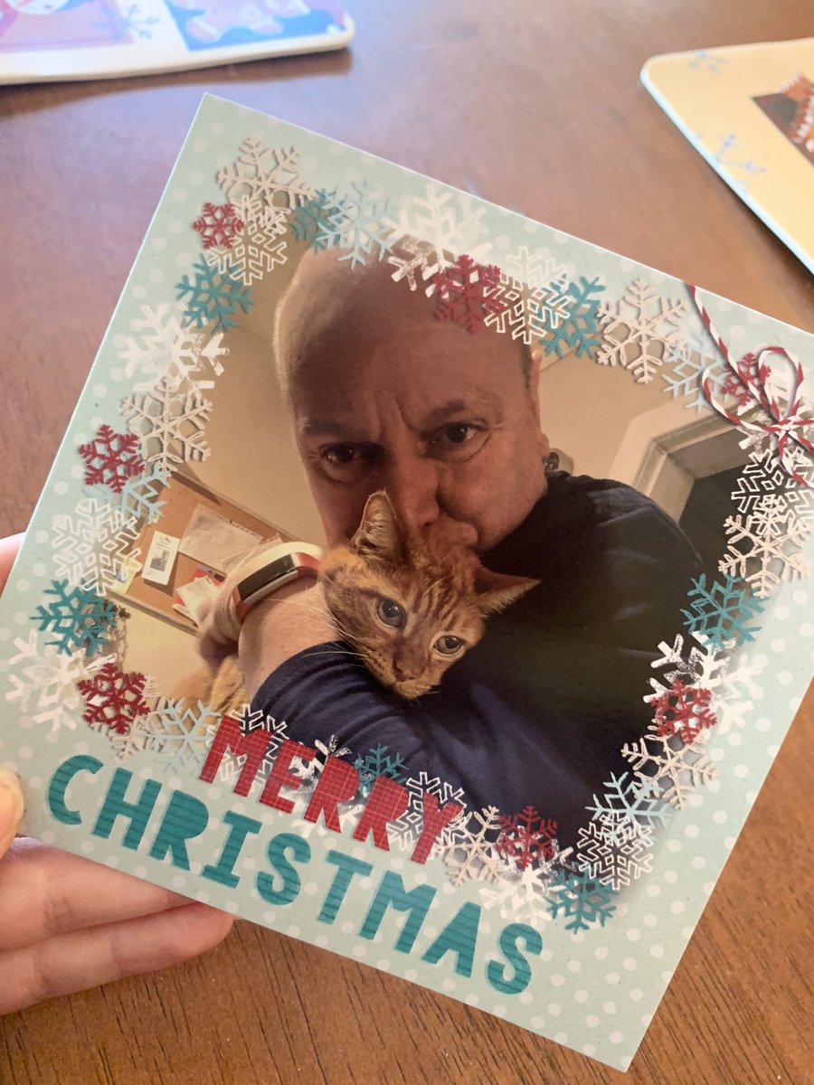 iamjadeleigh's tweet photo. I received this Christmas card of accident from Hilton and Rusty. And I just want to thank Hilton. So can Twitter please do its thing and help me find him? https://t.co/rJXtz9Y8zw