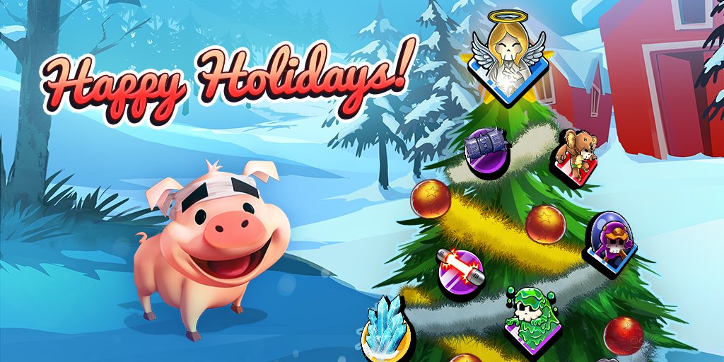 MagicBrickWars's tweet photo. Have you ever seen a better decorated tree? 😍 Happy Holidays to you all, from the Magic Brick Wars team 💚 https://t.co/CuT9ebbCh2