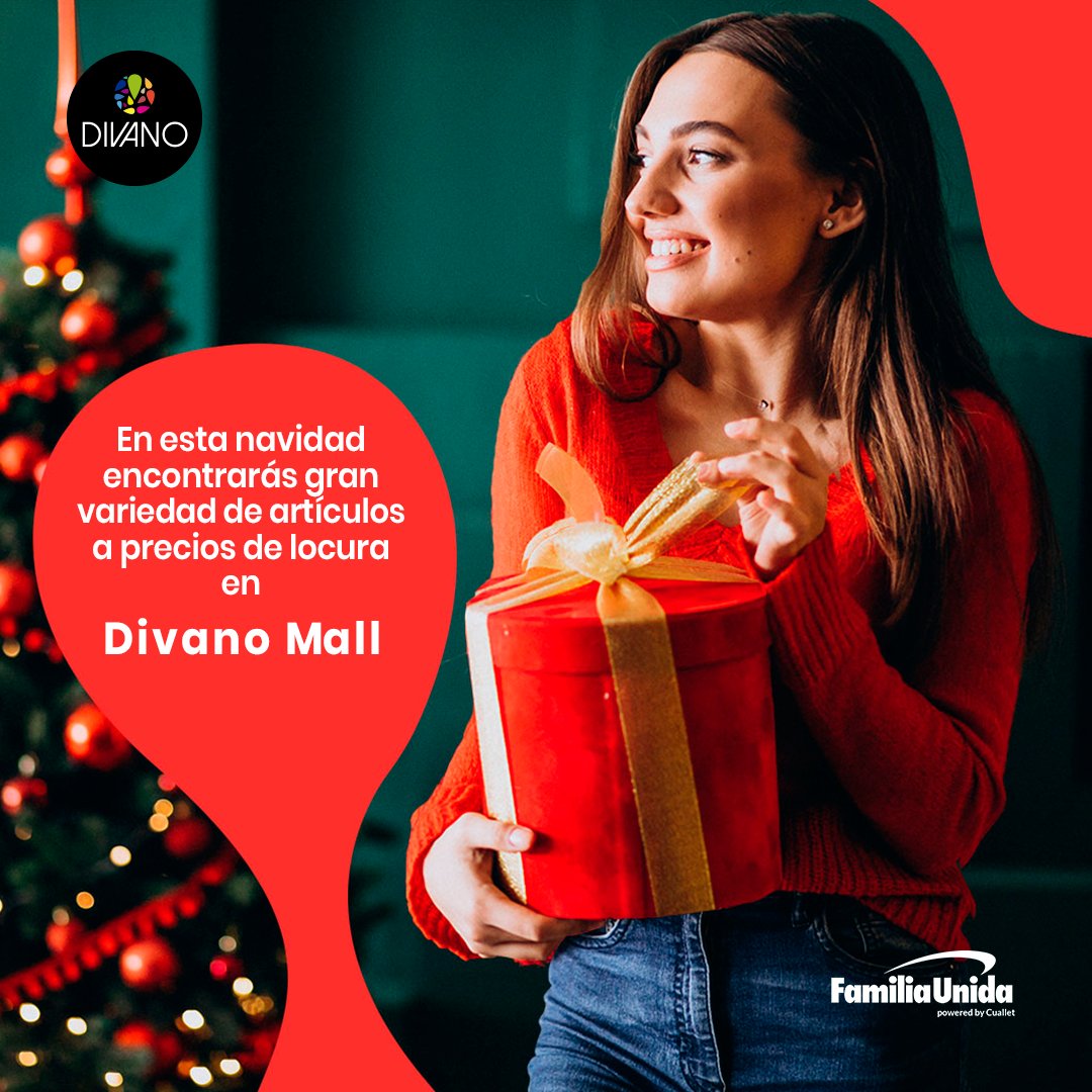 DivanoMall's tweet photo. En esta navidad encontrarás gran variedad de artículos a precios de locura en Divano Mall🎄🛍🎁 https://t.co/NJoVYf7gmZ