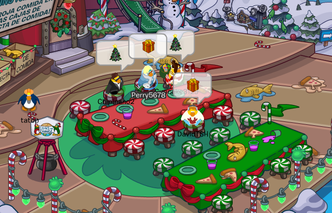 CPperry5678's tweet photo. Queremos desearles a toda la comunidad de Club Penguin una linda noche buena desde nuestra mesa. Noche de bendiciones y prosperidad para todos donde puedan pasarla agradable con todos sus seres queridos, buenas noches y lindas fiestas.🎄❄️🎊🍽️
@Paula_Cp1, @CPOkka7, @PeonLautoroYT https://t.co/ZTUHmxjYpT
