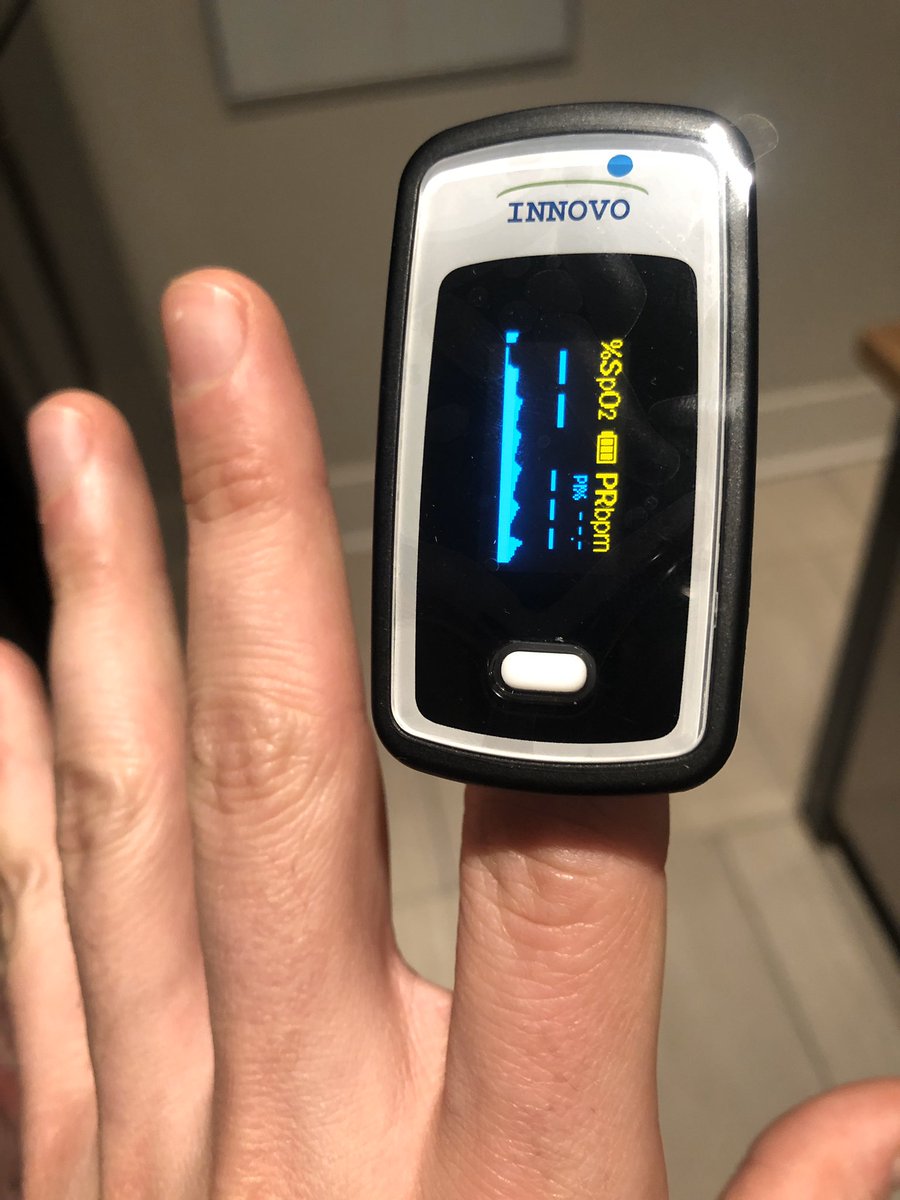drdpetrov's tweet photo. Big fan of this portable pulse Ox for a quick office assessment of radial access viability! #barbeau @MUSCVIR https://t.co/0RRGRK0SXO