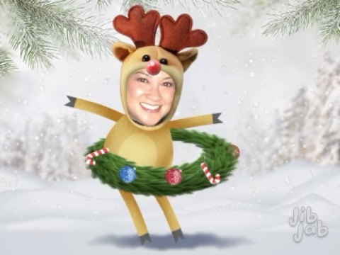 abegailzee's tweet photo. Happy Holidays! Wishing you love, peace, &amp; health... today, and always.  Xoxo ♥️ .
.
.
.

#jibjab #dancingreindeer #wreathsofinstagram #happyholidays2019 #love #peace #health #reindeers #rednosedreindeer #jibjabs #diymusician #diyartists #createmusic  #s… https://t.co/FN4cPUIInw https://t.co/u2pm2dut8J