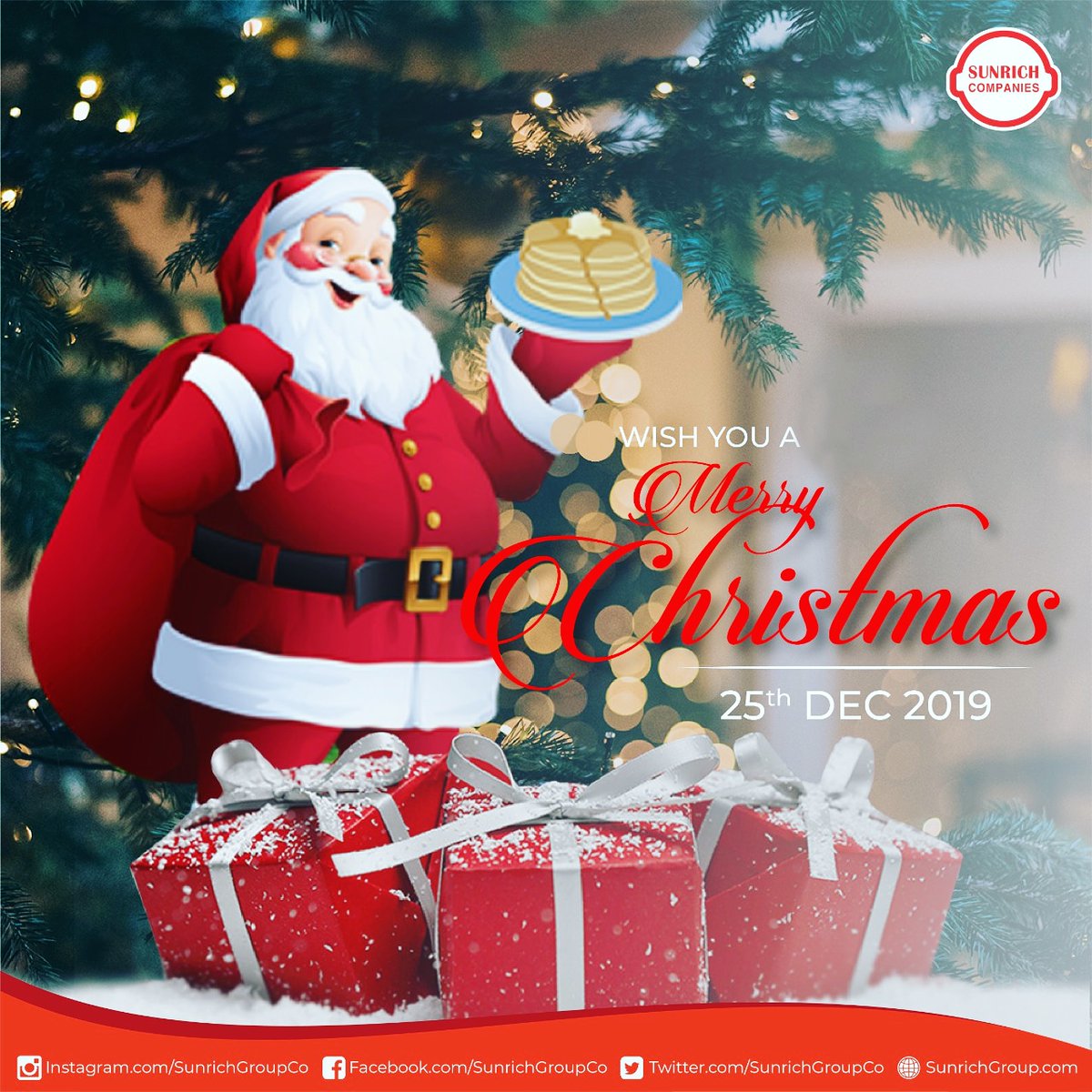 SunrichGroupCo's tweet photo. @SunrichGroupCo wishing you a Merry Christmas.

#christmas2k19 #christmascelebration #christmas #christmas2019 #christmastree #christmastime #christmasparty #christmasiscoming #chrishemsworth https://t.co/y0W7hSy1n0