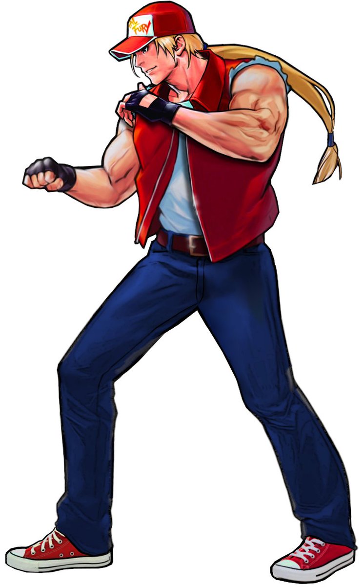 TERRY BOGARD - "The Legendary Hungry Wolf"Age: 24Country: AmericaTeam: Fatal Fury TeamOrigins: Fatal Furya laid-back, friendly, and reliable guy. he originally entered king of fighters to avenge the death of his father, but has competed in every tournament since.
