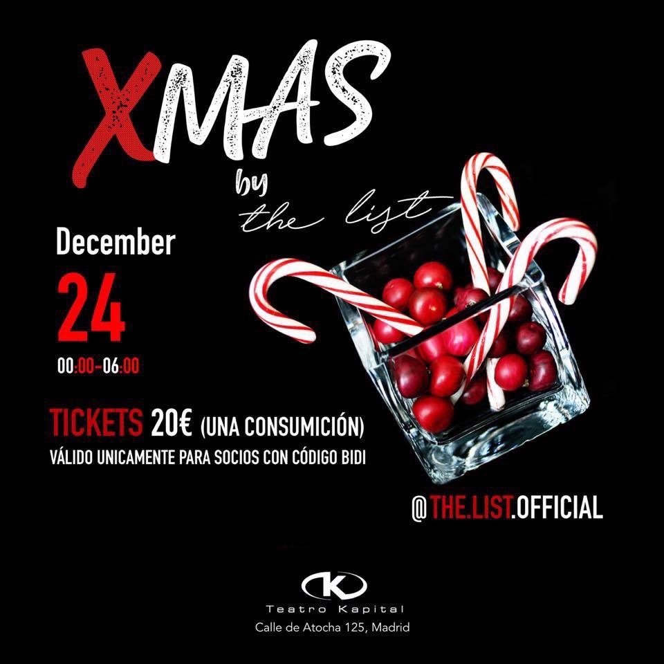 R_ListasKapital's tweet image. NOCHEBUENA TEATRO KAPITAL🎉

🔷 20€ hasta la 1:30 con BIDI 🔷

LISTAS, RESERVADOS, BIDI, INFO... ⬇️

   🔸🔶     📲622593396     🔶🔸

#listaskapi #kapigratis #listaskapital