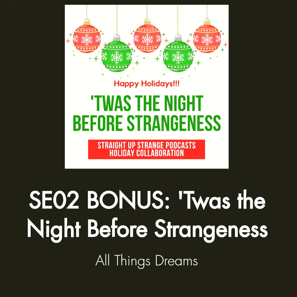 AllThingsDreams's tweet image. For your holiday listening pleasure, the @strangepodcasts crew has teamed up to record the classic 'Twas the Night Before Christmas poem!  🎄🎁🎑♥️

merandajem.wixsite.com/allthingsdream…

Enjoy the holiday season and have a Happy New Year! ☃️