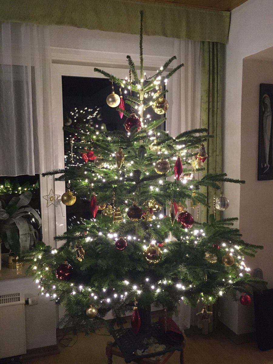 DaisyDoon's tweet image. Danke! Euch allen auch ein Frohes Fest 🎄☺️ Das ist der Baum von meiner Oma ☺️