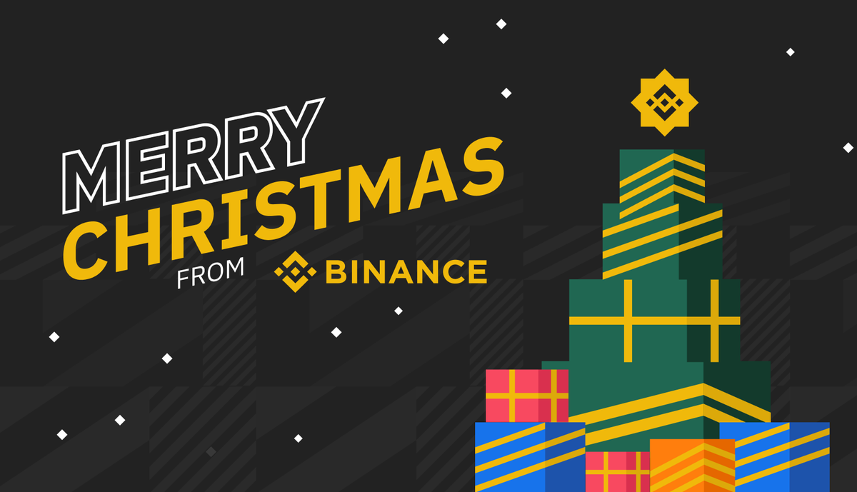 binance's tweet photo. Wishing you all a very #MerryChristmas from everyone here at @Binance!

May all your #Crypto dreams come true!

Ho Ho #HODL🎅 https://t.co/WGmtVjkogb