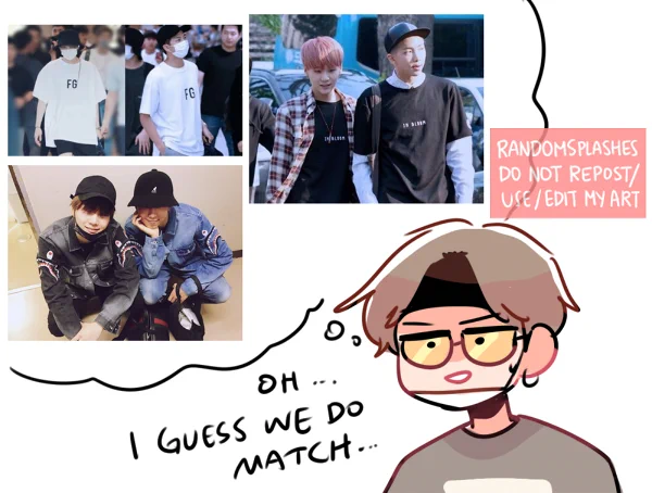 yoongi realizing the amount of times he's matched clothes with joonie 

#btsfanart #SUGA 