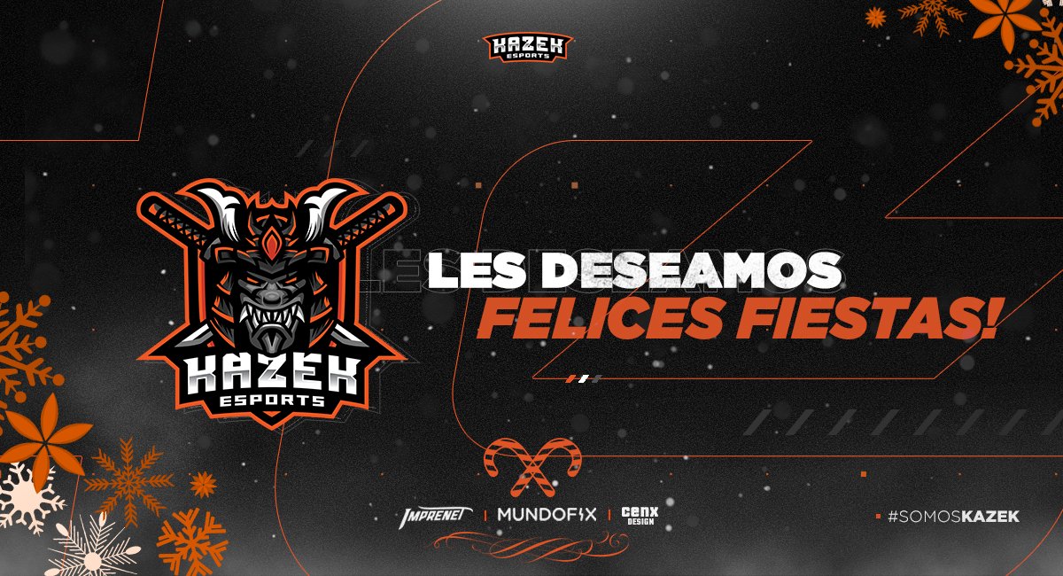 ¡De parte de todo el equipo de trabajo de Kazek les deseamos unas muy felices fiestas! 🥳

Agradecerle a todos los samuráis que están y estuvieron en nuestro domo este año. 👹⚔

¡Nos vemos en el 2020! 🔥🗓

#SomosKazek #GoKZK⚔