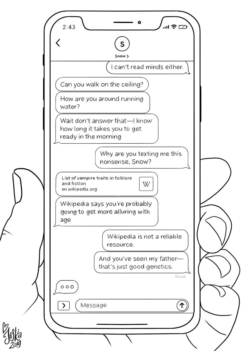 LetUsSimonSnow's tweet photo. A gift from penpanoply to Sharkmartini (both on tumblr!) See the follow up tweet for a bonus!

#CarryOnSS2019 #Snowbaz #CarryOn #WaywardSon https://t.co/s0fhHYhQpq