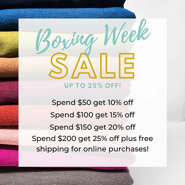 SpoolofThread's tweet image. Our Boxing Week Sale starts now! Follow the link in bio to shop the sale with up to 25% off your total purchase! ift.tt/396QN1E