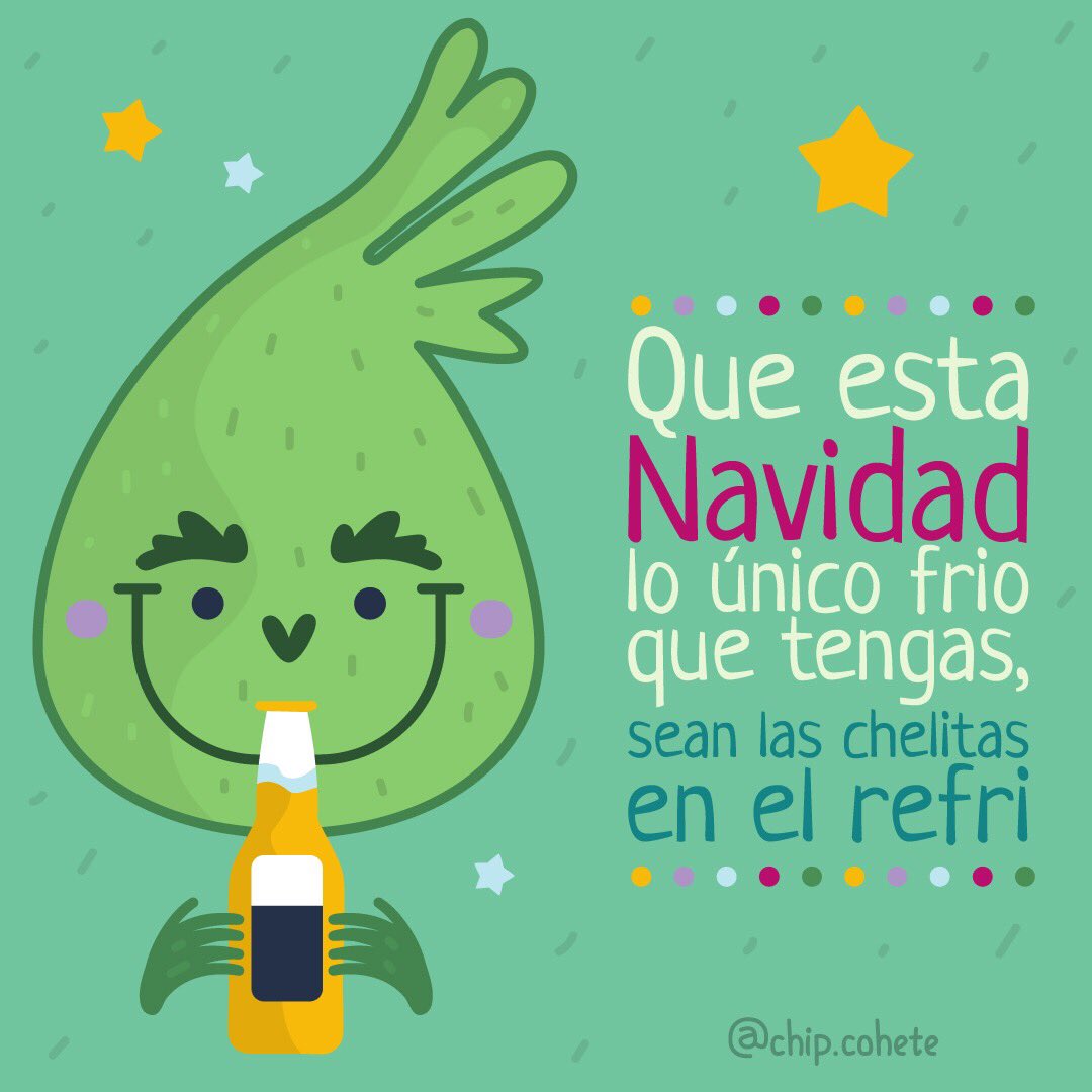 chipcohete's tweet photo. A disfrutar este y todos los días #navidad #illustration #grinch #VDI #draw #drawing #chela #cerveza #año #cute #frio #cmdx #hechoenmexico #delicious #happy #today #family https://t.co/YQYvntYiXa