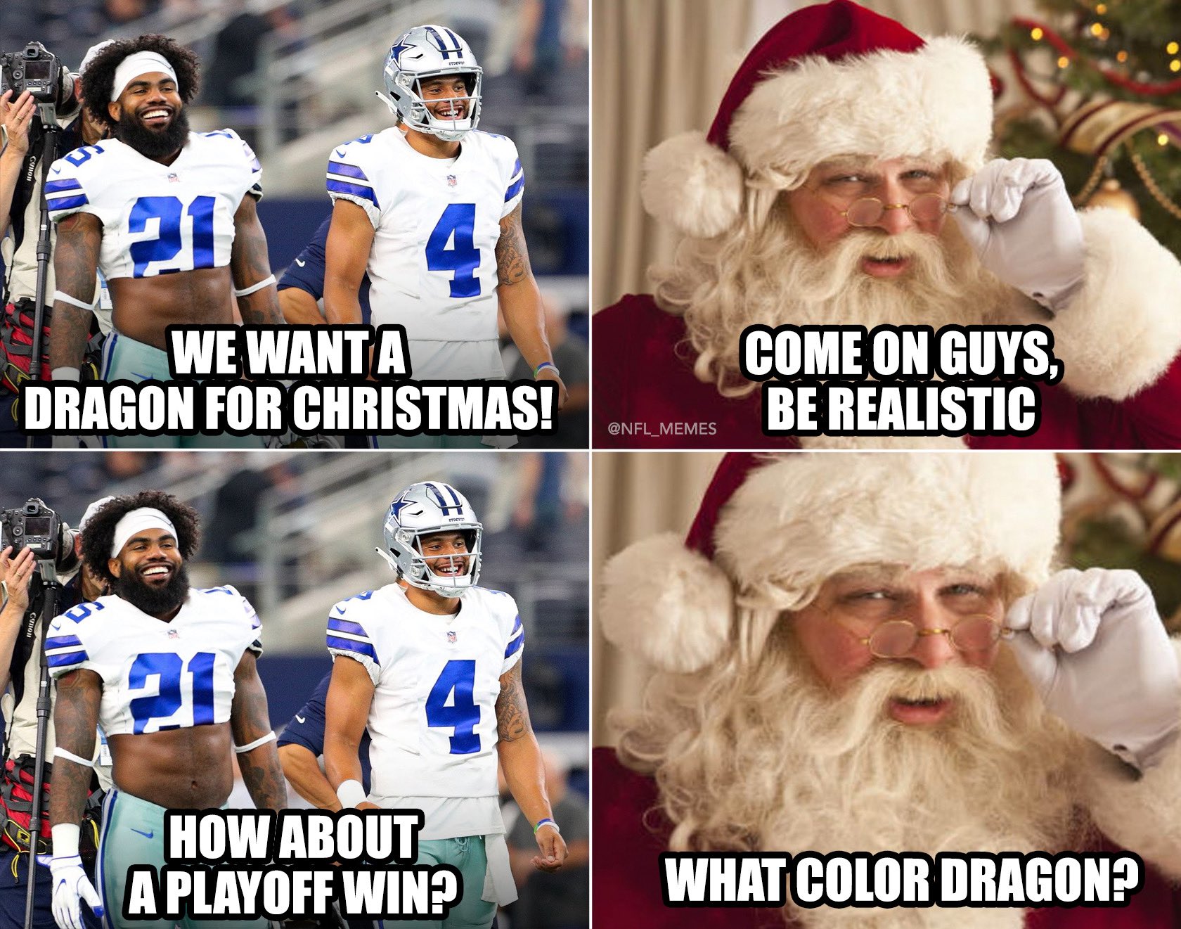 Merry Christmas, Cowboys fans. 