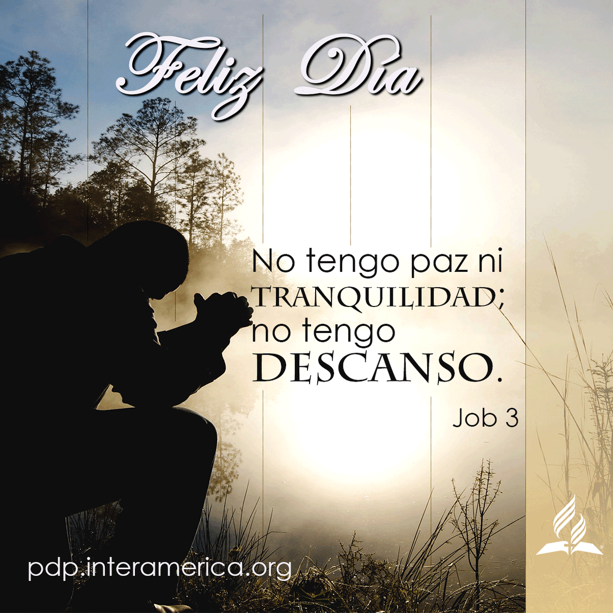 pdpinteramerica's tweet photo. No tengo paz ni tranquilidad; no tengo descanso; solo me vienen dificultades». Job 3: 26

Uno casi se lleva la impresión de que Job había perdido su fe, pero no fue así. Esta no era otra cosa que la queja amarga de un hombre que estaba probando los mismos posos, ... #FelizDia https://t.co/ZGSgtLzSWn