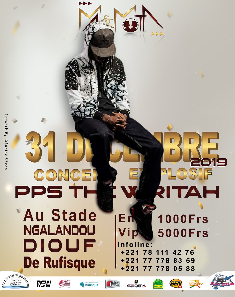 PPSthewritah's tweet photo. Retenez bien:
_ Le Samedi #28Décembre nous serons a Founjougne avec la Team #CasyProd 
_ Le Mardi #31Décembre nous serons au Stade Ngalandou Diouf de Rufisque avec Les Jumelles @ma_et_mota 

#PPS #Writah #RapGalsen #Rap221 #stage #show #spectacle #Senegal #Fatick #Rufisque https://t.co/EDIVMKM7zO