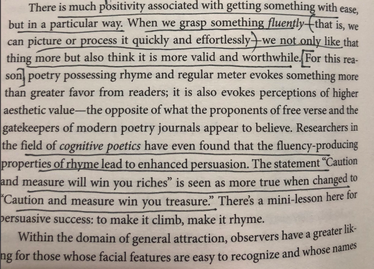 Pre-Suasion by  @RobertCialdini  https://amzn.to/35UFeIX “An analysis of 500 attorneys found that the harder an attorney’s name was to pronounce, the lower he or she stayed in the firm’s hierarchy. This effect held independent of the foreignness of the names.”