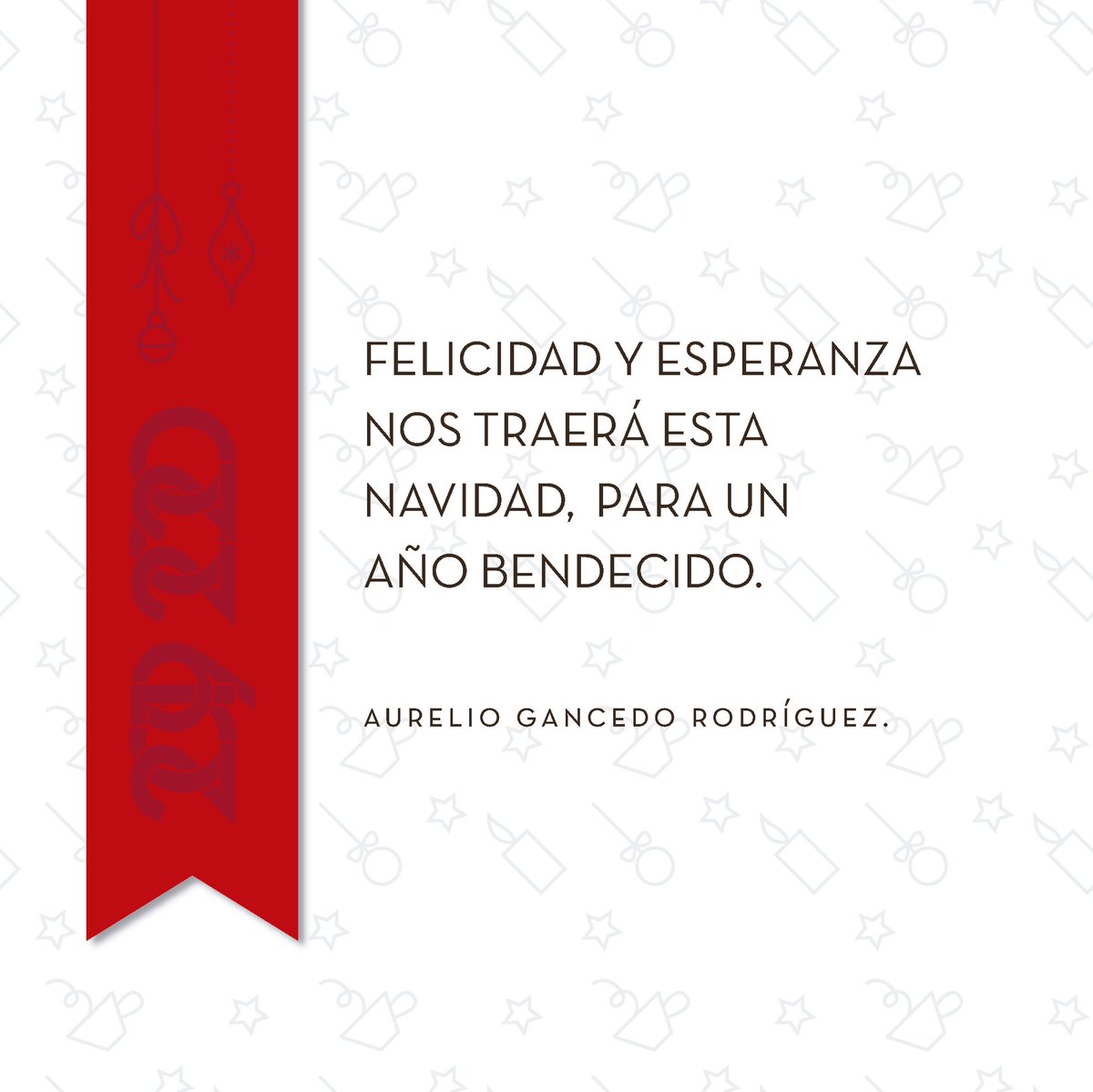 Muchas felicidades en esta navidad